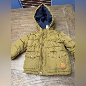 Little Me Aviator Jacket Snap and Zip  Closure Boys Toddler 18M